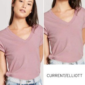 Current/Elliott The V Neck Tee Sz 1